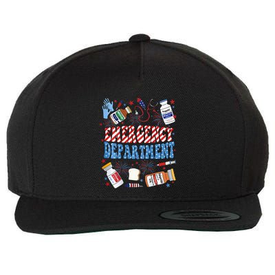Er Nurse 4th July Emergency Department Er Nurse Graduation Wool Snapback Cap