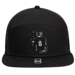 Elite No. 8: Precision And Power 7 Panel Mesh Trucker Snapback Hat