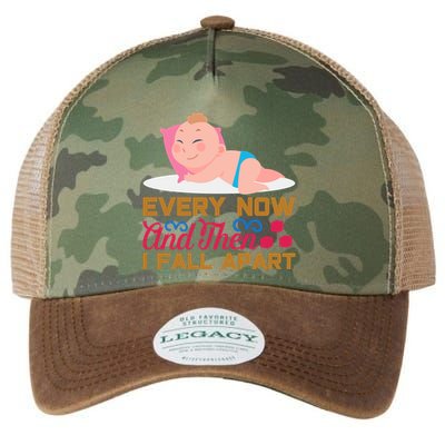 Every Now And Then I Fall Apart Legacy Tie Dye Trucker Hat