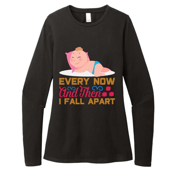 Every Now And Then I Fall Apart Womens CVC Long Sleeve Shirt