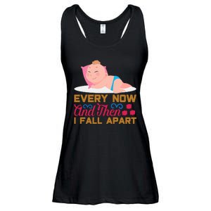 Every Now And Then I Fall Apart Ladies Essential Flowy Tank