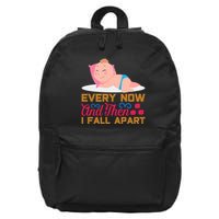 Every Now And Then I Fall Apart 16 in Basic Backpack