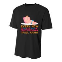 Every Now And Then I Fall Apart Youth Performance Sprint T-Shirt