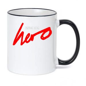 Everybody Needs A Hero Album 11oz Black Color Changing Mug