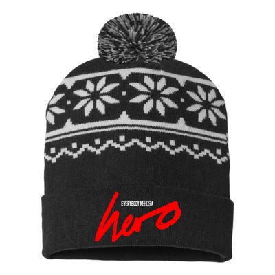 Everybody Needs A Hero Album USA-Made Snowflake Beanie