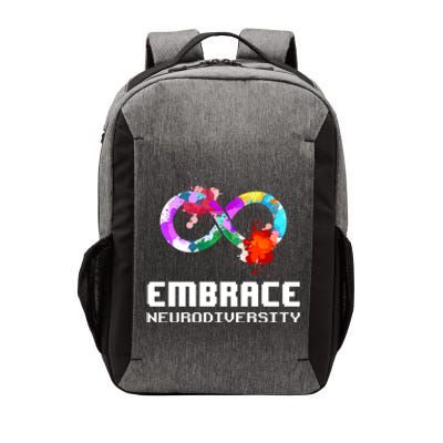 Embrace Neurodiversity Autism Adhd Asd Rainbow Brain Gift Vector Backpack