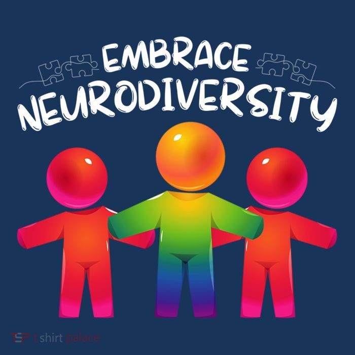 Embrace Neurodiversity Autism Neurodivergent Awareness Baby Bodysuit