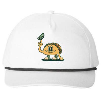 Every Now and Then I Fall Apart Taco Snapback Five-Panel Rope Hat