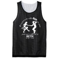 Everygirl Needs A Little Rip In Her Jeans And A Little Bit Of Beth In Her Soul Mesh Reversible Basketball Jersey Tank