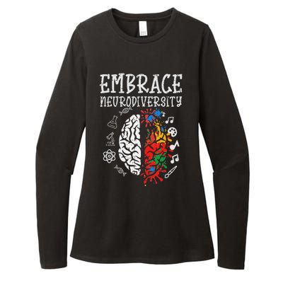 Embrace Neurodiversity Autism Awareness Asd Womens CVC Long Sleeve Shirt