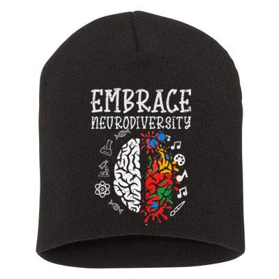 Embrace Neurodiversity Autism Awareness Asd Short Acrylic Beanie