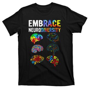 Embrace Neurodiversity Autism Awareness ASD T-Shirt