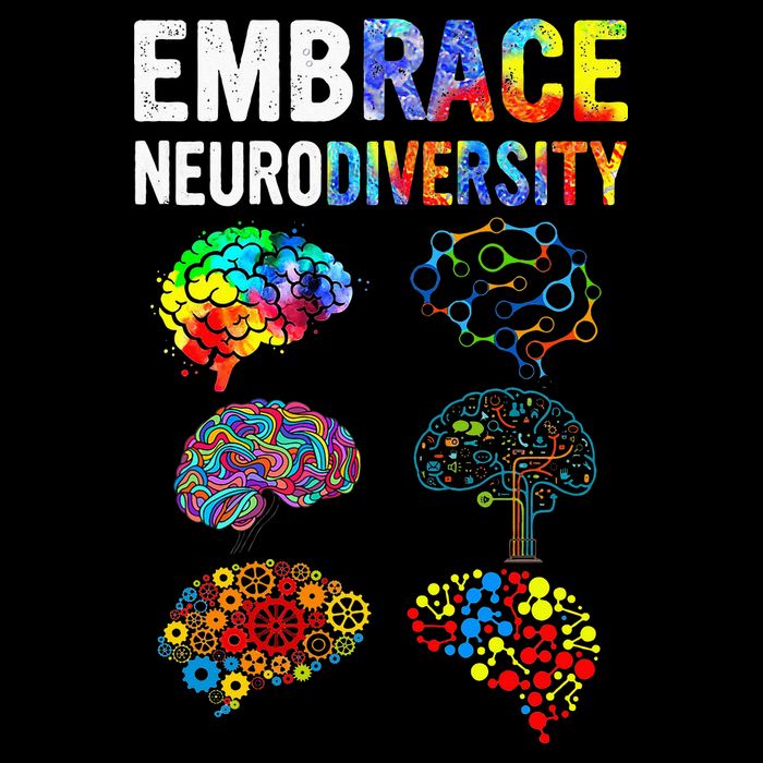Embrace Neurodiversity Autism Awareness ASD Tall T-Shirt
