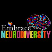 Embrace Neurodiversity Autism Awareness Month Drawstring Bag