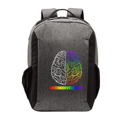 Embrace Neurodiversity Autism Adhd Asd Rainbow Brain Funny Gift Vector Backpack