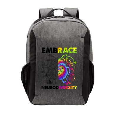 Embrace Neurodiversity Autism Awareness Vector Backpack