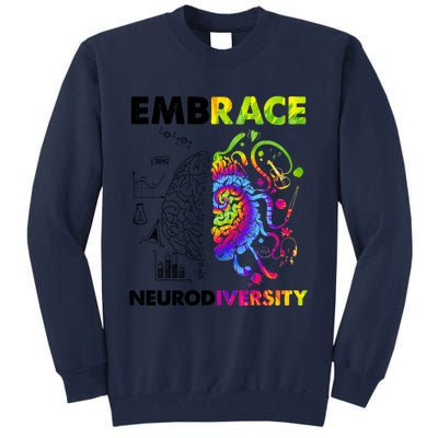 Embrace Neurodiversity Autism Awareness Tall Sweatshirt