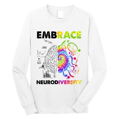 Embrace Neurodiversity Autism Awareness Long Sleeve Shirt