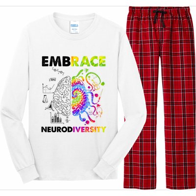 Embrace Neurodiversity Autism Awareness Long Sleeve Pajama Set