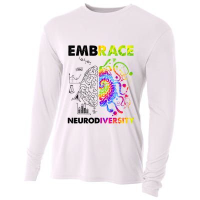 Embrace Neurodiversity Autism Awareness Cooling Performance Long Sleeve Crew