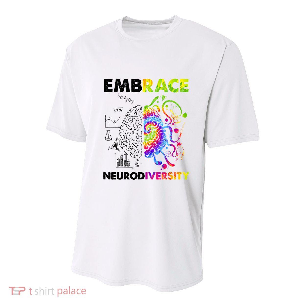 Embrace Neurodiversity Autism Awareness Youth Performance Sprint T-Shirt