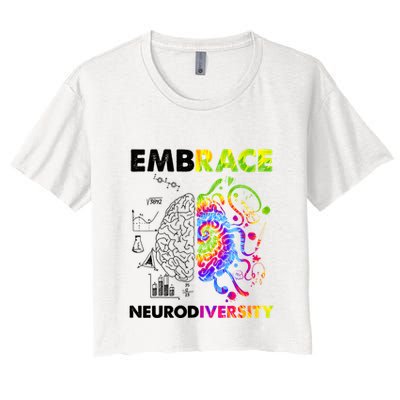 Embrace Neurodiversity Autism Awareness Crop Top