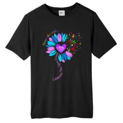 Embrace Neurodiversity Autism Awareness ASD ADHD Tall Fusion ChromaSoft Performance T-Shirt