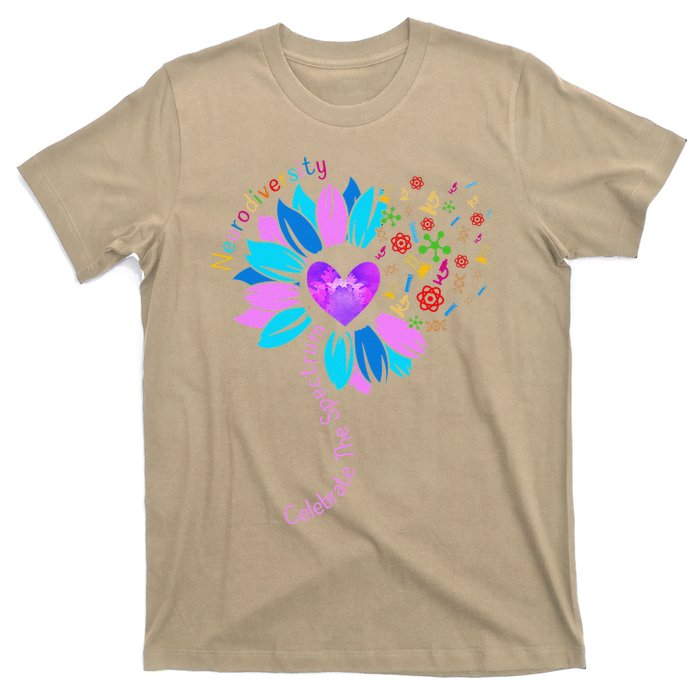 Embrace Neurodiversity Autism Awareness ASD ADHD T-Shirt