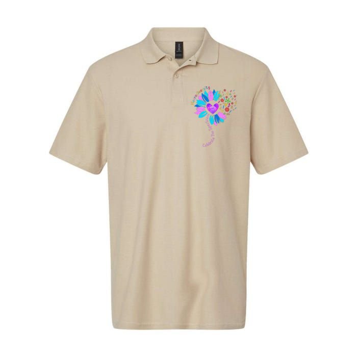 Embrace Neurodiversity Autism Awareness ASD ADHD Softstyle Adult Sport Polo