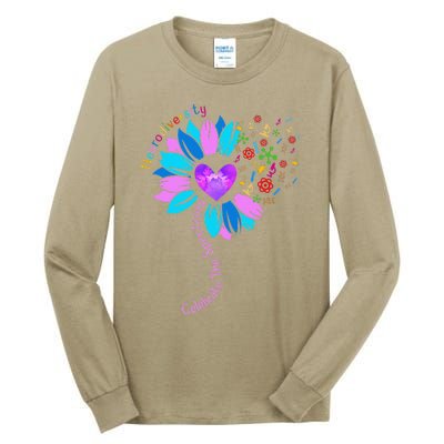 Embrace Neurodiversity Autism Awareness ASD ADHD Tall Long Sleeve T-Shirt