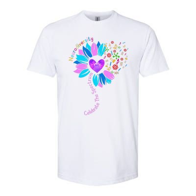 Embrace Neurodiversity Autism Awareness ASD ADHD Softstyle CVC T-Shirt