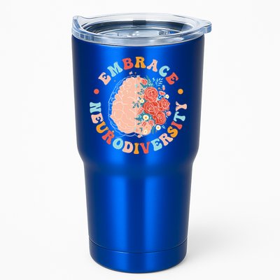 Embrace Neurodiversity Autism Awareness Neurodivergent Gift Tumbler