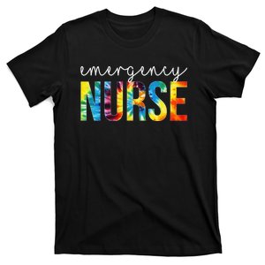 Emergency Nurse Appreciation Day Tie Dye For Work T-Shirt