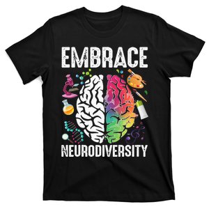 Embrace Neurodiversity Autism Awareness ASD T-Shirt