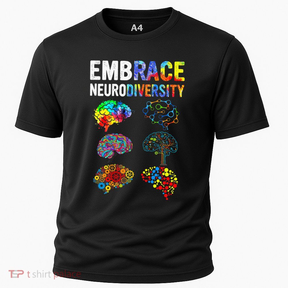 Embrace Neurodiversity Autism Awareness ASD Performance Shirt