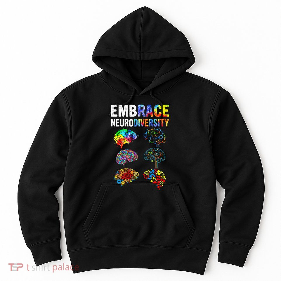 Embrace Neurodiversity Autism Awareness ASD Hoodie