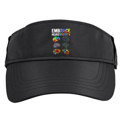 Embrace Neurodiversity Autism Awareness ASD Adult Drive Performance Visor