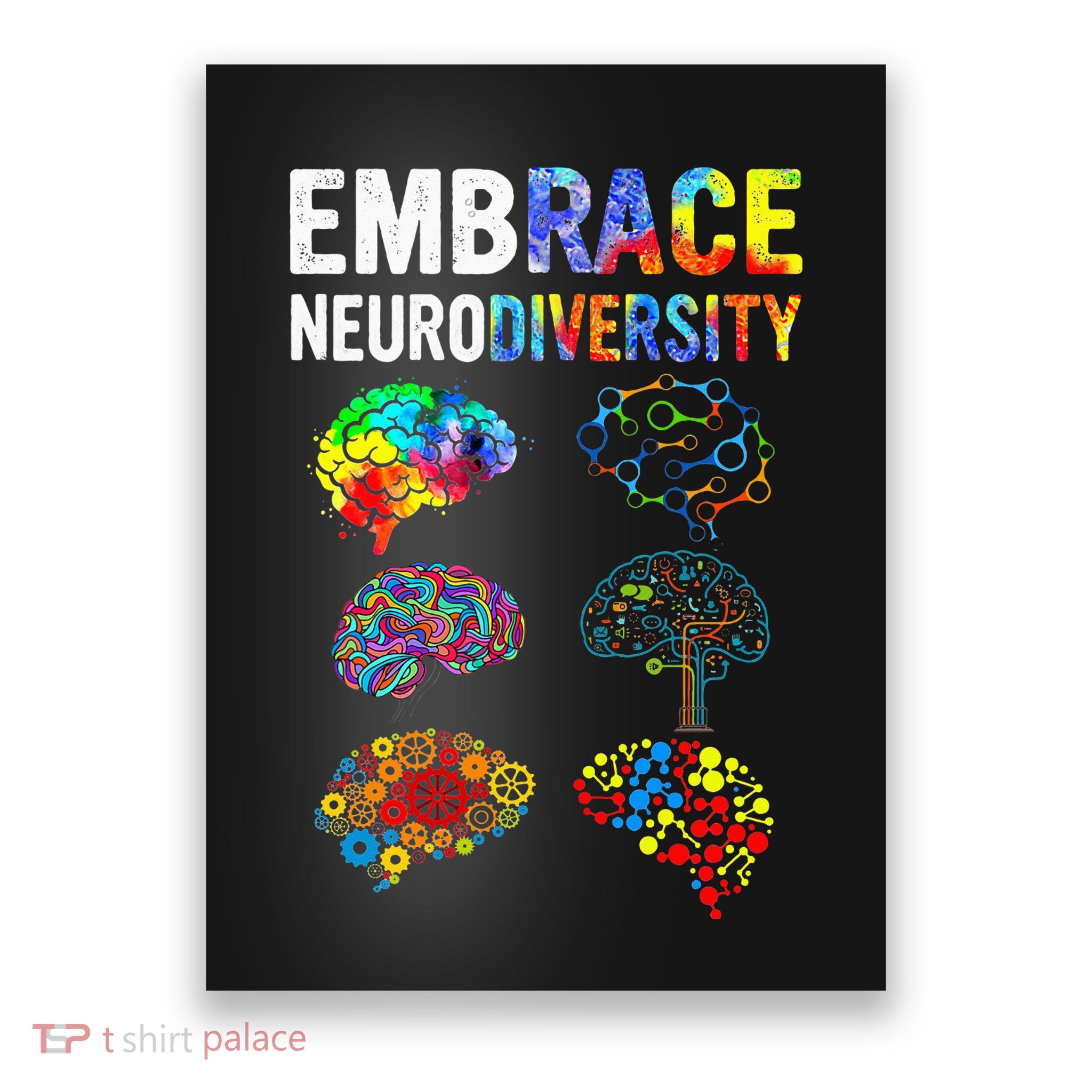Embrace Neurodiversity Autism Awareness ASD Poster