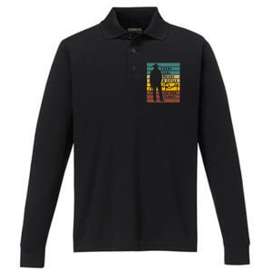 Every  Needs A Little Rip In Her Jeans Funny Quote Performance Long Sleeve Polo