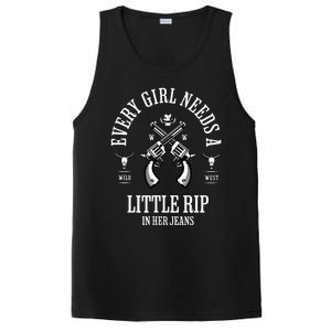 Every  Needs A Little Rip In Her Jeans retro PosiCharge Competitor Tank