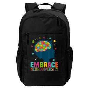 Embrace Neurodiversity Autism Awareness ASD Neurodiversity Daily Commute Backpack