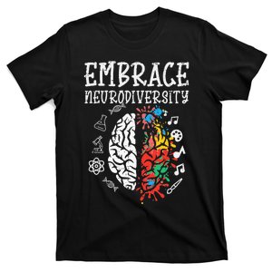 Embrace Neurodiversity Autism Awareness ASD T-Shirt