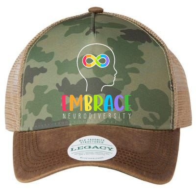 Embrace Neurodiversity Autism Legacy Tie Dye Trucker Hat