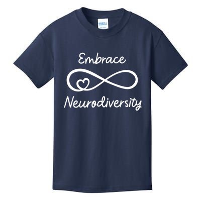 Embrace Neurodiversity Autism Awareness S.hirt Teacher Mom Kids T-Shirt