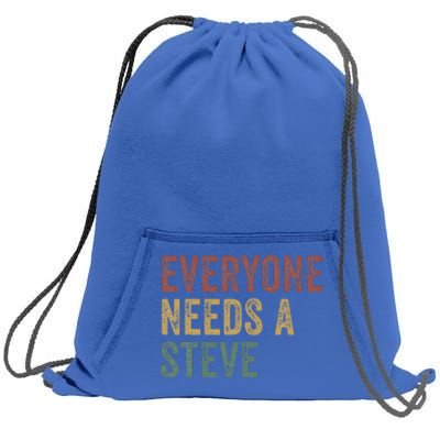 Everyone Needs A Steve Sweatshirt Cinch Pack Bag