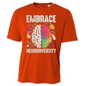 Embrace Neurodiversity Autism Awareness ASD  Wo kid Cooling Performance Crew T-Shirt