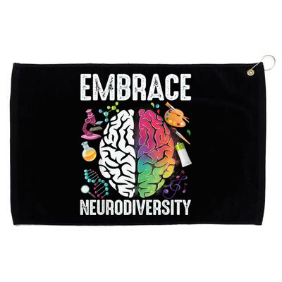 Embrace Neurodiversity Autism Awareness ASD  Wo kid Grommeted Golf Towel