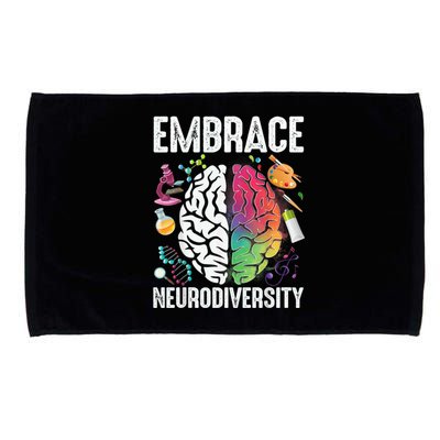 Embrace Neurodiversity Autism Awareness ASD  Wo kid Microfiber Hand Towel