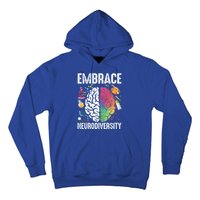 Embrace Neurodiversity Autism Awareness ASD  Wo kid Hoodie