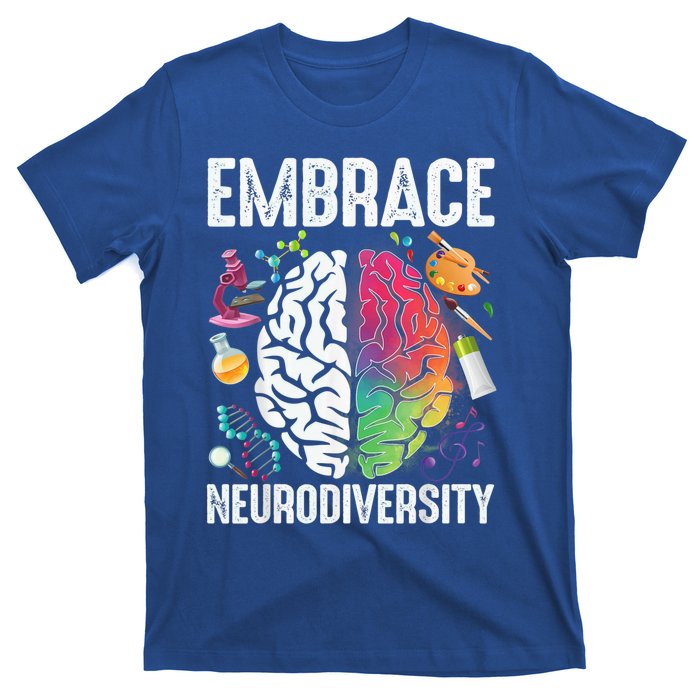 Embrace Neurodiversity Autism Awareness ASD  Wo kid T-Shirt